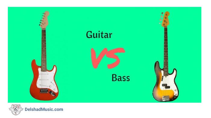 تفاوت گیتار بیس و گیتار الکتریک 1