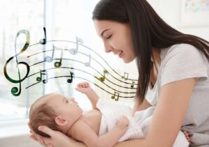 عکسی از تاثیر موسیقی بر رشد مغز نوزاد