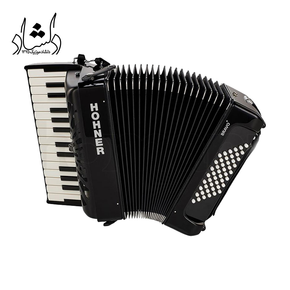 خرید آکاردئون HOHNER A16522 BRAVO II 48BK