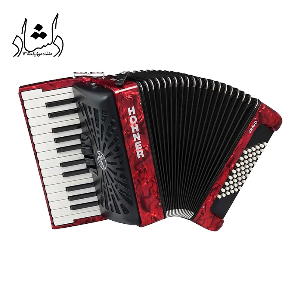 آکاردئون HOHNER A16532 BRAVO II 48RED