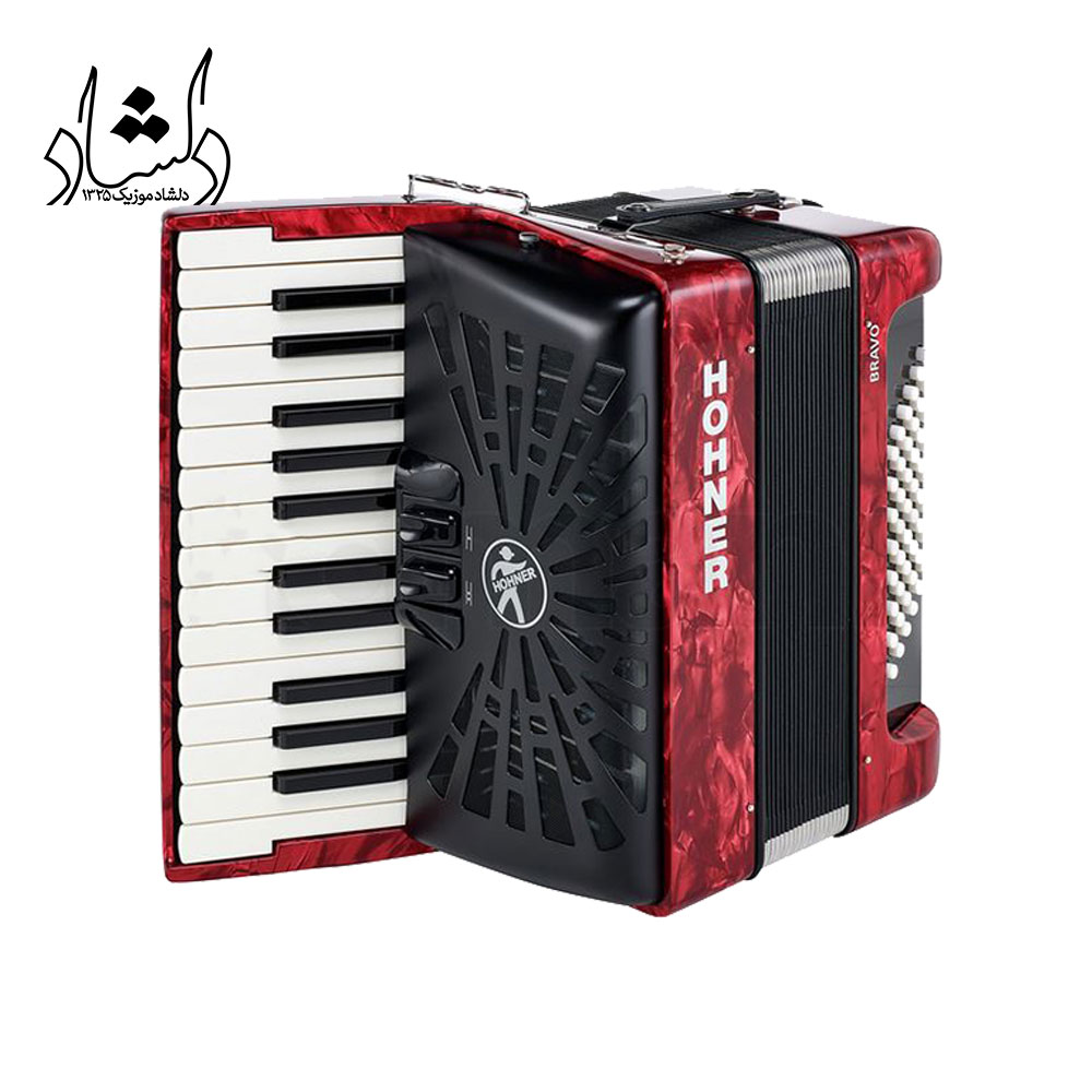 قیمت آکاردئون HOHNER A16532 BRAVO II 48RED