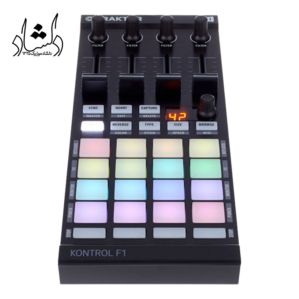 دی جی کنترلر نیتیو اینسترومنتز Native Instruments Traktor Kontrol F1 MK2