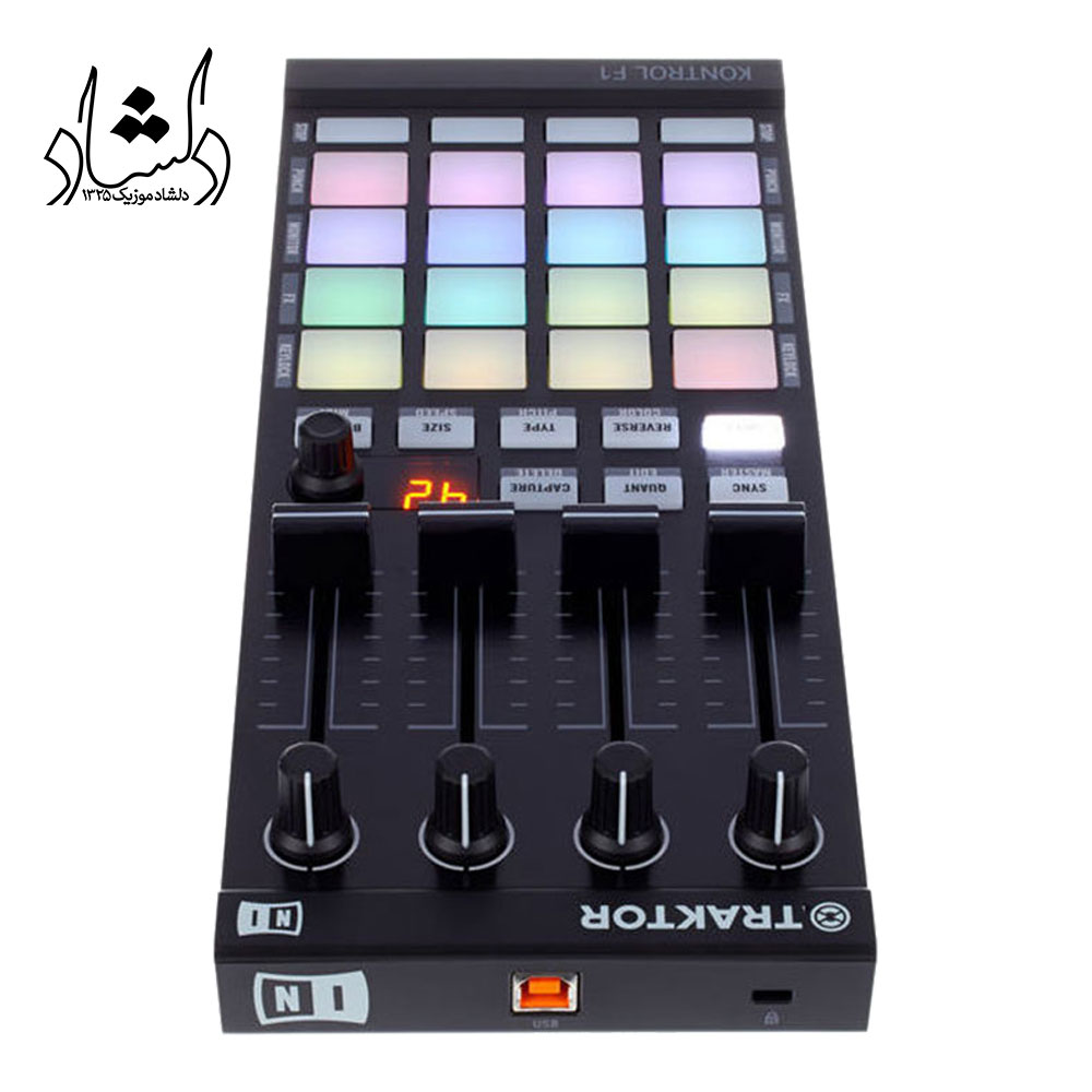 خرید دی جی کنترلر نیتیو اینسترومنتز Native Instruments Traktor Kontrol F1 MK2