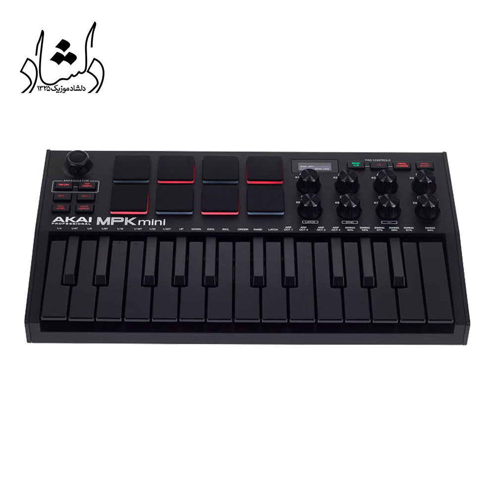 میدی کنترلر AKAI MPK Mini MK3 Black