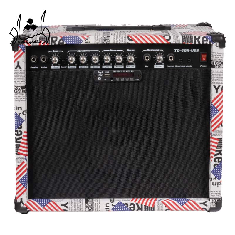 آمپلی فایر فندر مدلFender TG 40 همراه با USB (طرحدار)