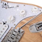 جزئیات بدنه گیتار الکتریک طرح اسویپ با کاور