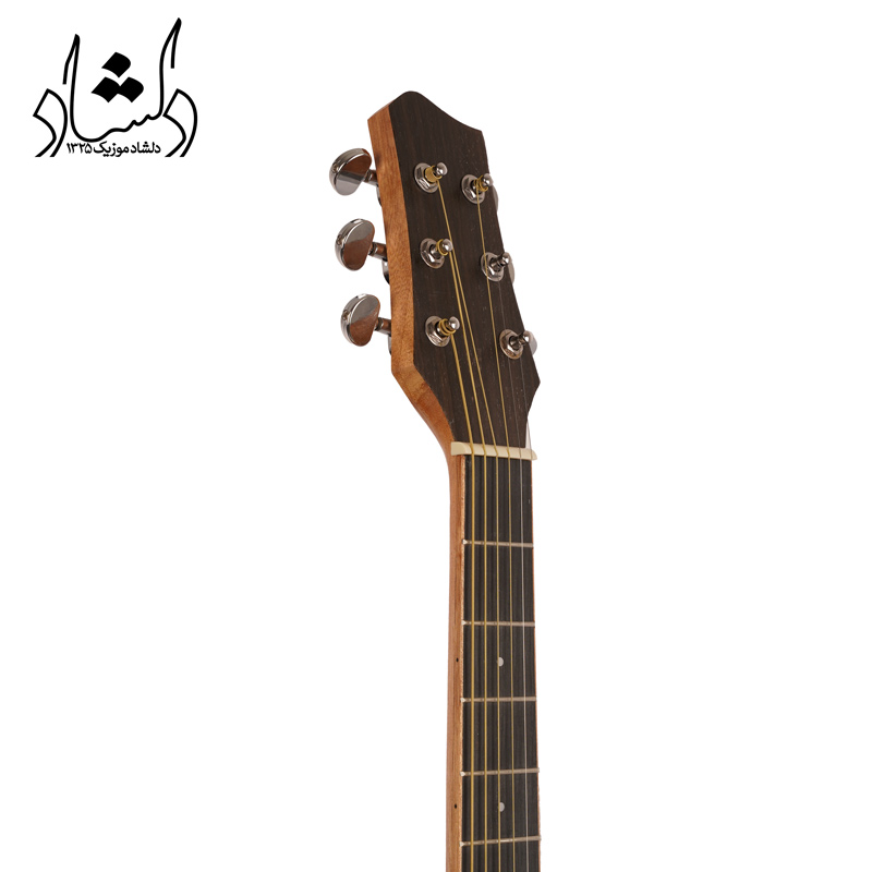 دسته گیتار آکوستیک فندر پیکابدار کاتوی قهوه ای