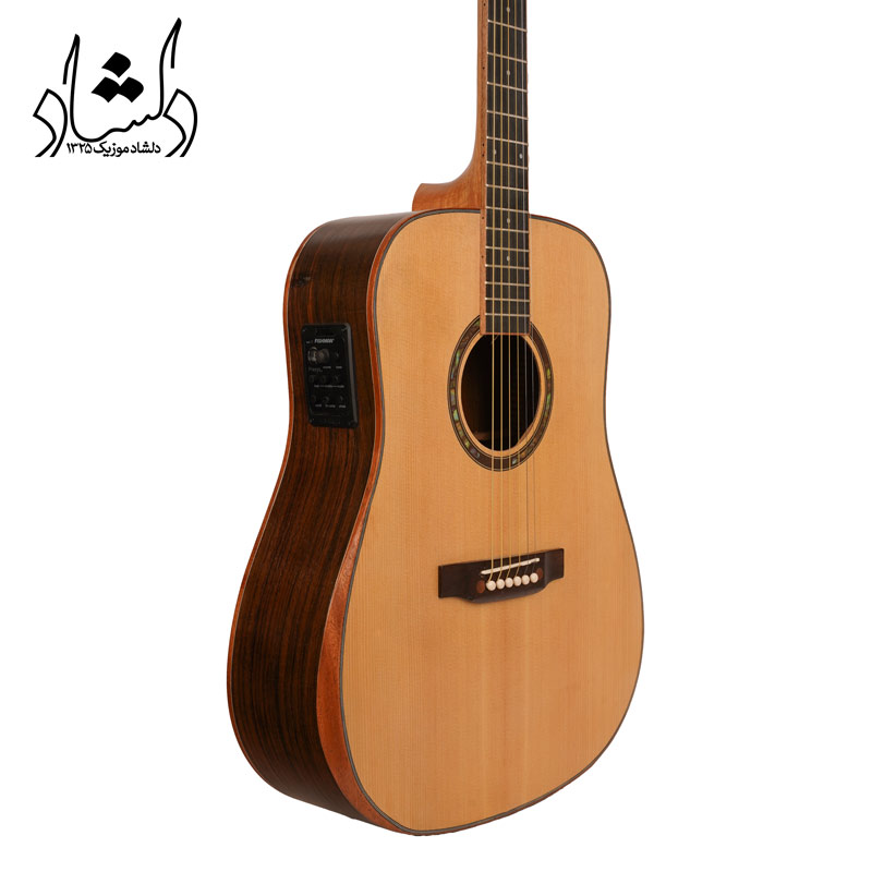 ساید گیتار آکوستیک فندر پیکابدار قهوه ای