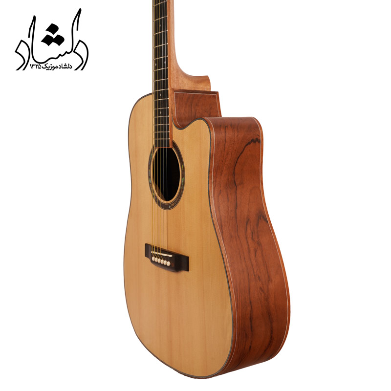 ساید گیتار آکوستیک فندر پیکابدار کاتوی قهوه ای