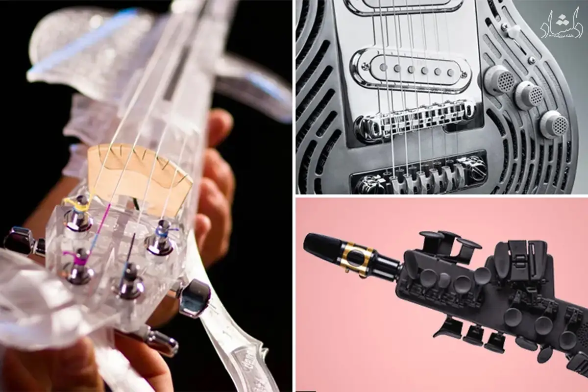 ساخت گیتار با پرینتر سه بعدی