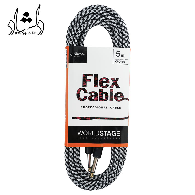 کابل گیتار Flex cable مشکی