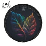 پوست دف شاهو طرح خزان دو برگی