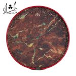 پوست دف شاهو طرح چهارفصل قرمز