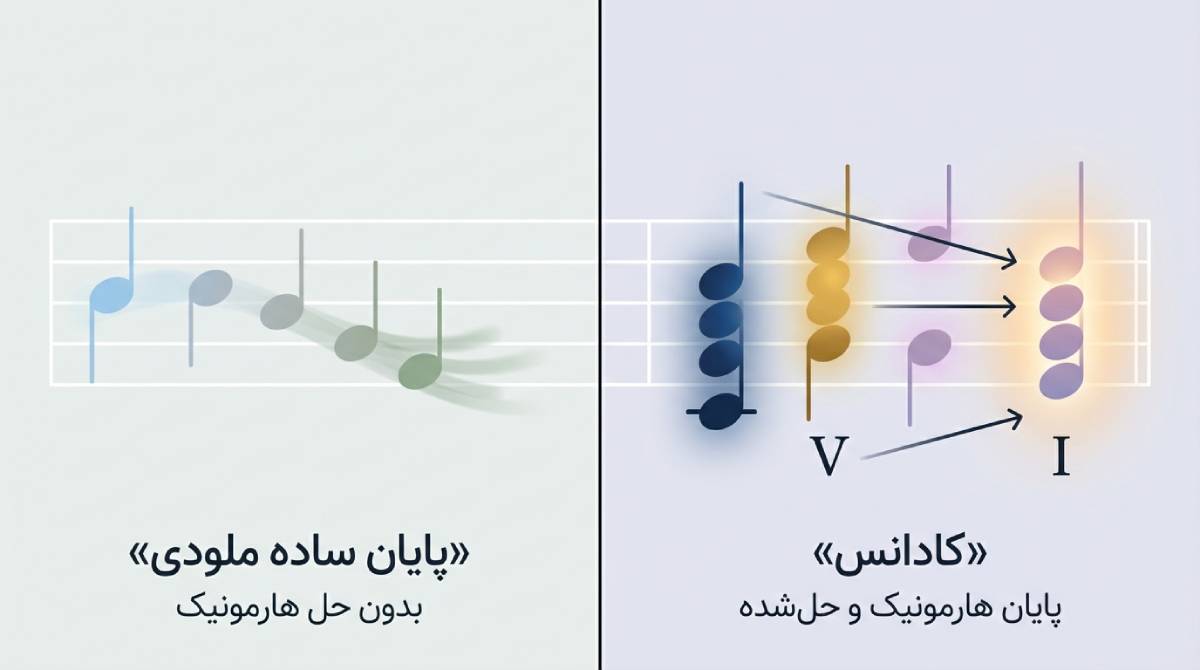 تفاوت کادانس و پایان ملودی