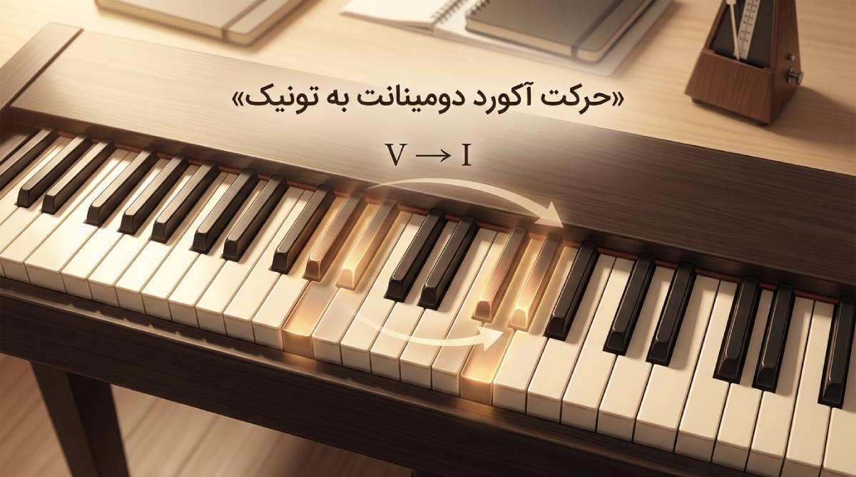 حرکت آکورد دومینات به تونیک