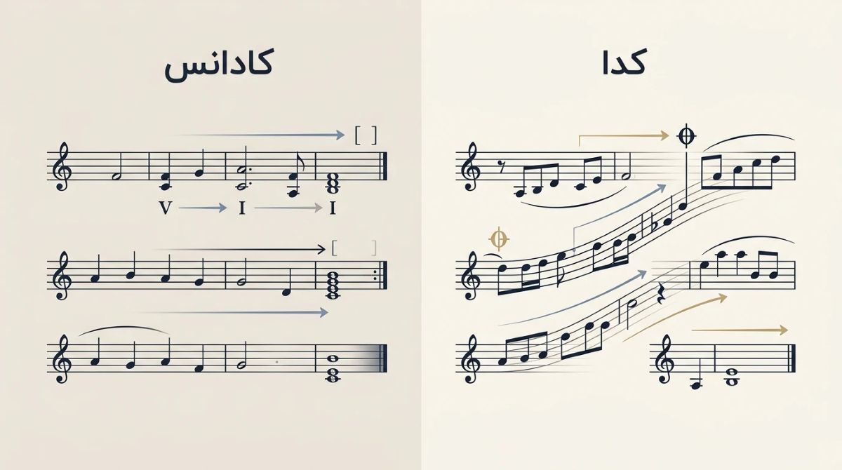 کدا در موسیقی چیست؟ راهنمای کامل و کاربردی تفاوت کدا با کادانس